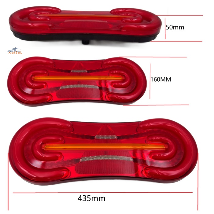 AAT-5010-140 Brazilian truck running lights, brake lights, reverse lights and turn signals