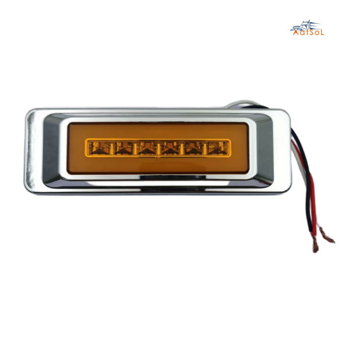 AAT-ML803-24 Available 10-30V 24LED Waterproof Narrow-Edge Light Guide Truck Side Light, Wide Indicator Light, Truck Side Light Manufacturer