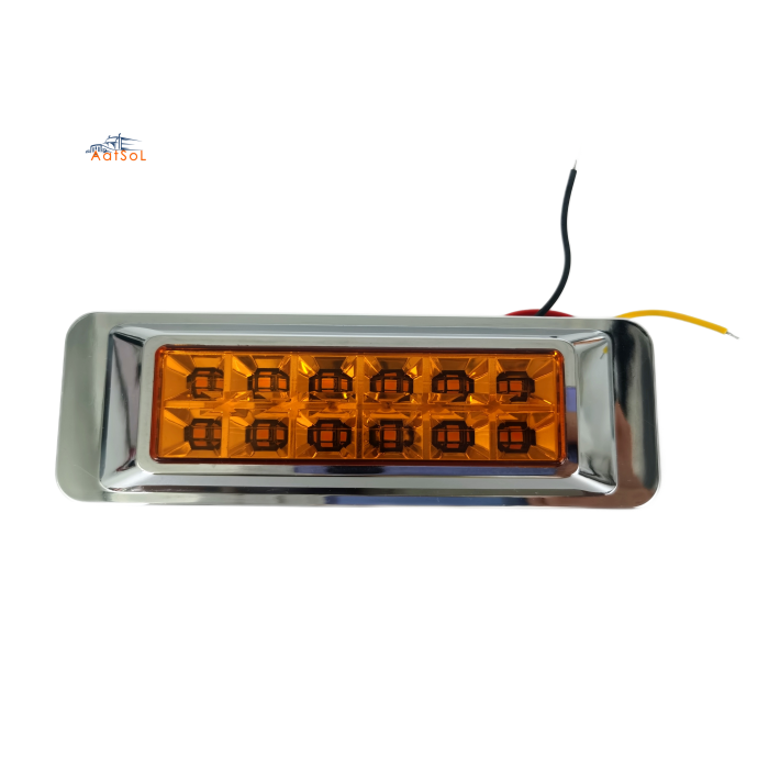 AAT-ML817-12 LED Side Marker Lights for Trailer Trucks Caravan Side Clearance Marker Light Lamp10-30V