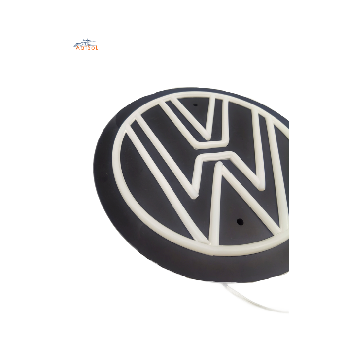 AAT-LZ2525VW Neon Light 10-30V Available colors FOR VW 25*25CM with cigarette lighter