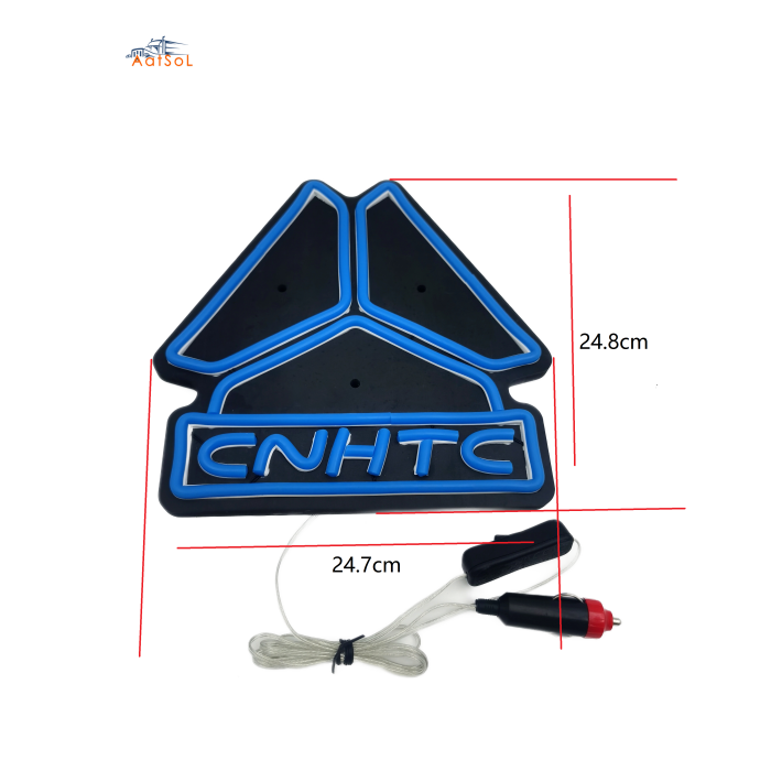 AAT-LZ248247 Neon Light 10-30V Available colors FOR Sinotruk 24.8*24.7CM with cigarette lighter