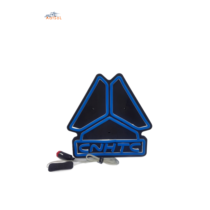 AAT-LZ248247 LUZ NEON LOGO Color disponible  Sirve para Sinotruk 24.8*24.7CM  con encendedor de cigarrillos