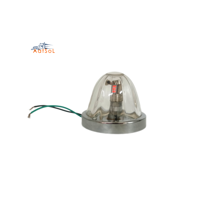 AAT-ML433-15R Hot Sale Factory Direct Sale 12v 15Led Truck Light Bulb Clear Glass Cover Signal Marker Warning Watermelon Light