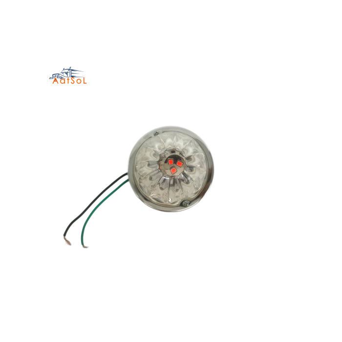 AAT-ML433-15R Hot Sale Factory Direct Sale 12v 15Led Truck Light Bulb Clear Glass Cover Signal Marker Warning Watermelon Light