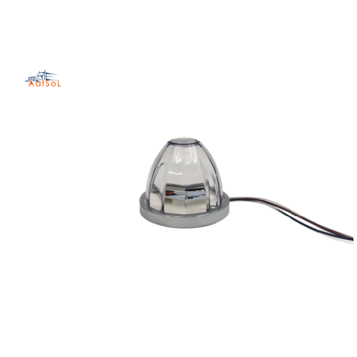 AAT-ML432-1F Circular LED truck flashing watermelon light strip, plastic cover, monochrome vehicle ambient light, automotive auxiliary lighting system