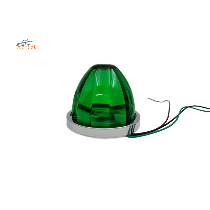 AAT-ML432-1F Circular LED truck flashing watermelon light strip, plastic cover, monochrome vehicle ambient light, automotive auxiliary lighting system