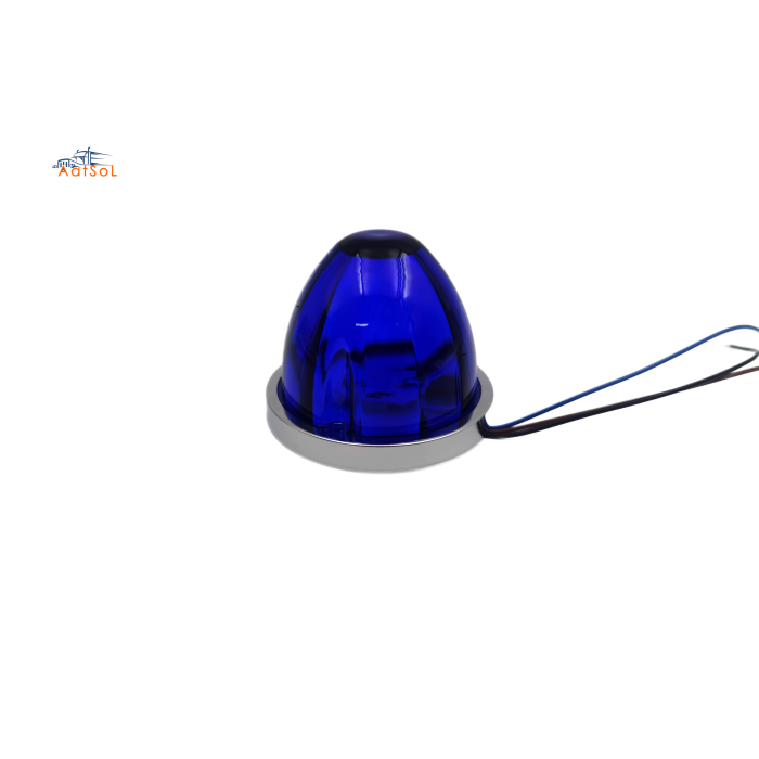 AAT-ML432-1F Circular LED truck flashing watermelon light strip, plastic cover, monochrome vehicle ambient light, automotive auxiliary lighting system