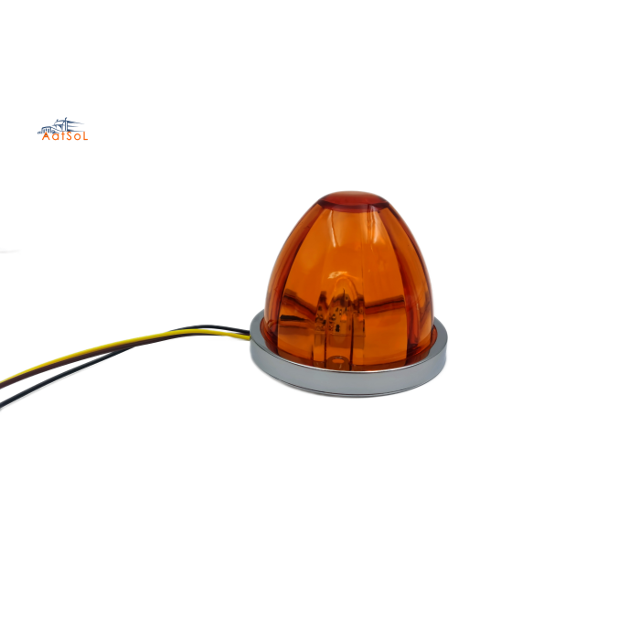 AAT-ML432-1F Circular LED truck flashing watermelon light strip, plastic cover, monochrome vehicle ambient light, automotive auxiliary lighting system