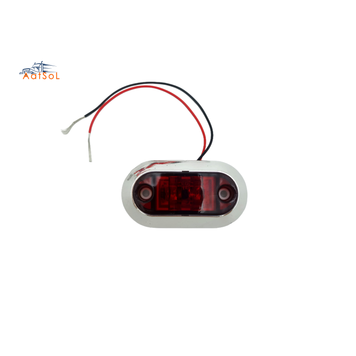 AAT-ML402-2 Truck Decoration Low Power Universal 2LED 10-30V 1W LED Side Marker Light for Truck Car Trailer Motorcycle