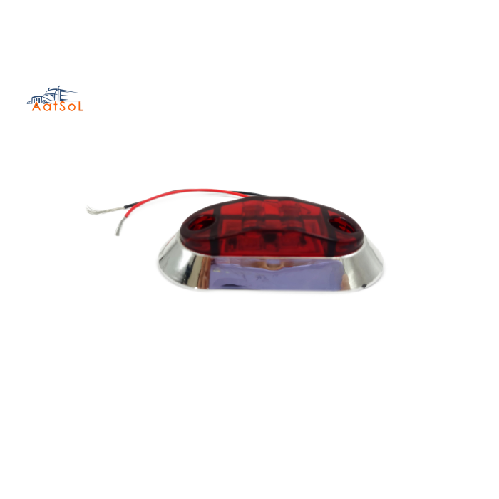 AAT-ML402-2 Truck Decoration Low Power Universal 2LED 10-30V 1W LED Side Marker Light for Truck Car Trailer Motorcycle