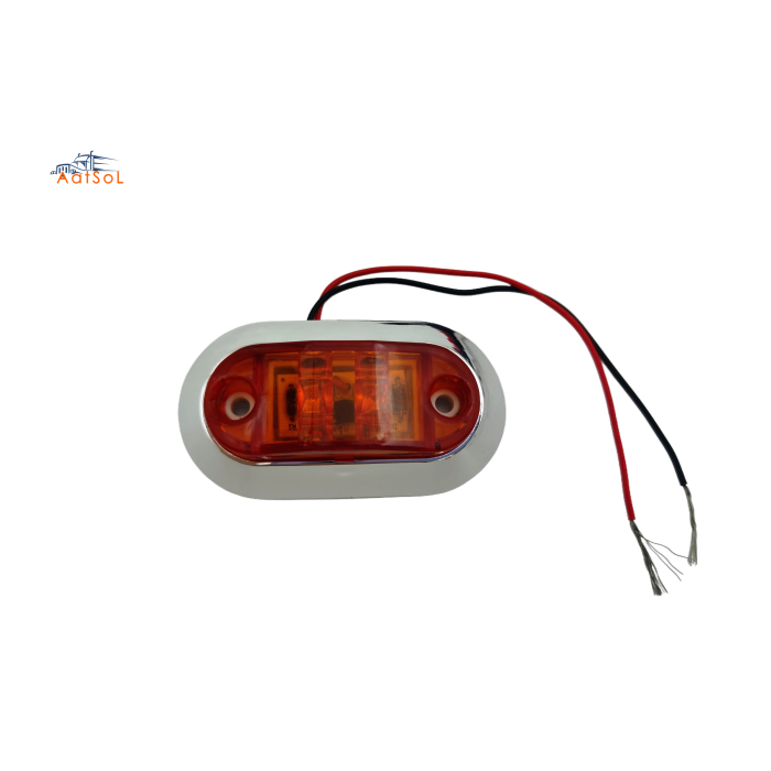 AAT-ML402-2 Truck Decoration Low Power Universal 2LED 10-30V 1W LED Side Marker Light for Truck Car Trailer Motorcycle