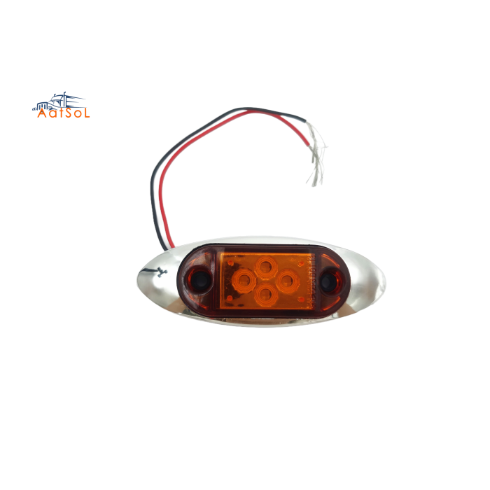 AAT-ML408-4 Universal Auto Body Lamps Small Size Iron Plate Side Lamps Durable Position LED Lights