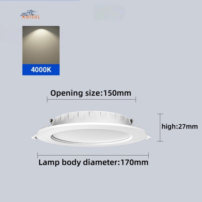 AAT-DY012 Exclusive DC12-24V Low-Voltage LED Panel Lights, Surfacing and Recessed, Solar Downlights for Ships, Yachts and Recreational Vehicles