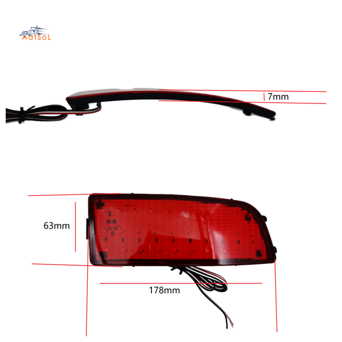 AAT-SM12530 LED Reflector Rear Position Light Tail Lamp for Mercedes Benz Dodge Sprinter W906 2006-2016