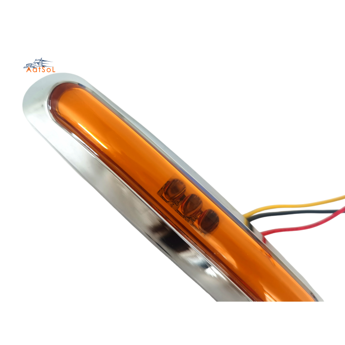AAT-ML429-15 15Led Truck Lorry Trailer Lamps LED Side Outline Lamp E-mark Side Light Red White Amber 10-30v Side Marker