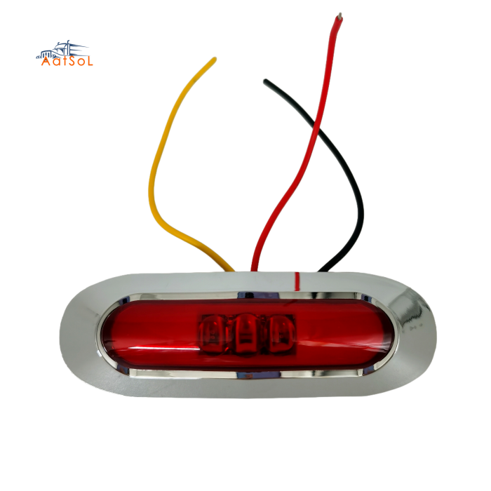 AAT-ML428-9 Truck 5LED strobe light, plastic 10-30V ultra-thin side warning light, stroboscopic light