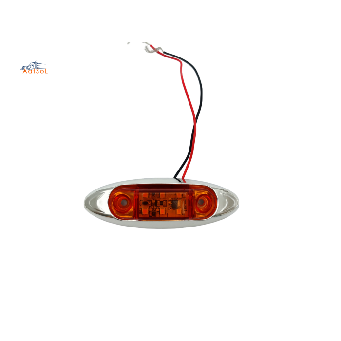 AAT-ML409-6 New 6LED Side Marker Light Clearance Lamp Car Truck Trailer Side Marker Indicator Blinker Signal Light Lamp