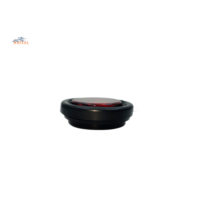 AAT-ML702-4 2024 nuevo producto 10-30V camión remolde de 2 pulgadas redondo señal de advertencia LED LED luz lateral LED con cables de enchufe