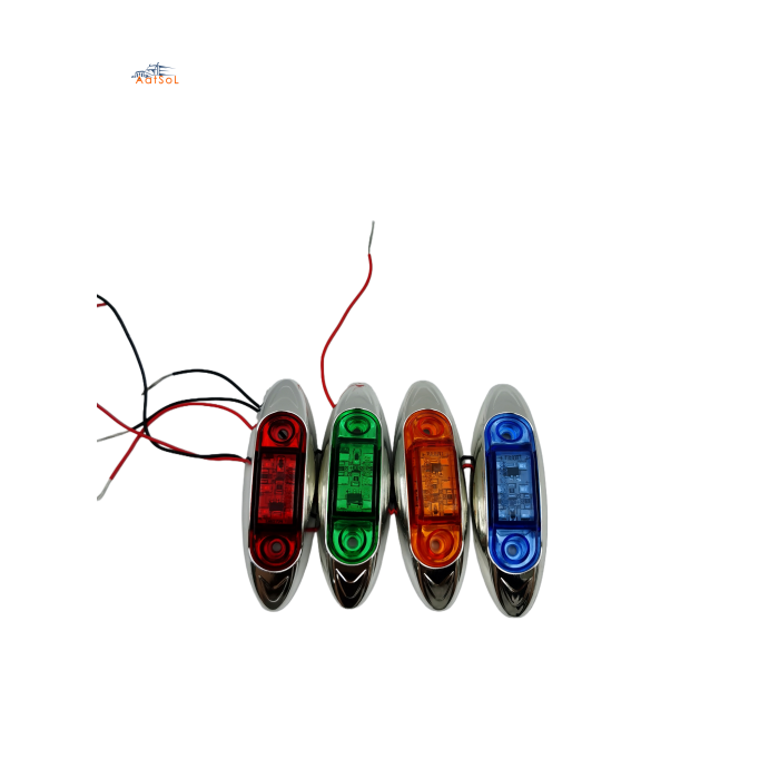 AAT-ML409-6 Farol foco faro plafon cucuya lateral 10-30V 6LED ambar rojo blanco azul verde para camion remolque RV bus