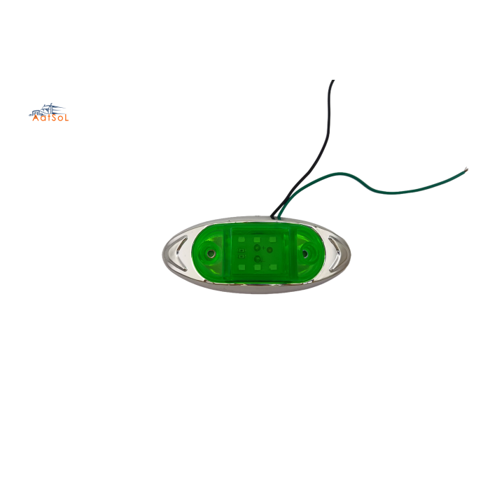 AAT-ML434-6 Farol foco faro plafon cucuya lateral 10-30V 6LED ambar rojo blanco azul verde para camion remolque RV bus