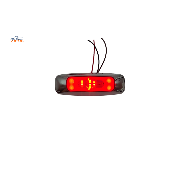 AAT-ML620-9 Farol foco faro plafon cucuya lateral 10-30V 6LED ambar rojo blanco azul verde para camion remolque RV busestrobo