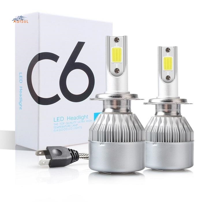 C6 H4 Accesorios para faros delanteros de coche C6 H4 H13 9004 9007, sistema de iluminación automático, 36 W, 6000 K, H7 9005 9006, bombilla LED