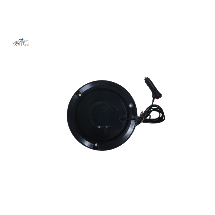AAT-LED-012 Luz de advertencia azul ámbar de 80 LED, luz estroboscópica de emergencia, giratoria, intermitente, para techo, montacargas, construcción, camiones, seguridad
