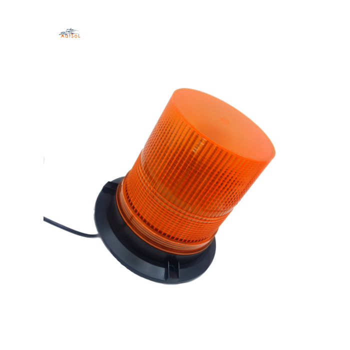AAT-LED-012 Luz de advertencia azul ámbar de 80 LED, luz estroboscópica de emergencia, giratoria, intermitente, para techo, montacargas, construcción, camiones, seguridad