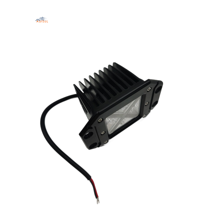 AAT-0220ED 9-36V Flush Mount Driving Fog Light LED Pod Spot Flood Beam Light 3inch 20W Square LED Work Light for Truck Offroad Jeep Tacoma
