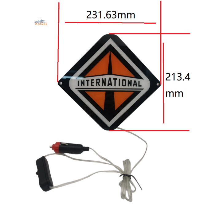 AAT-DB1679INT-W Adecuado para el nuevo encendedor de cigarrillos con luz ambiental de neón de INT de 10-30 V
