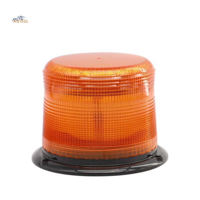 AAT-6550 Luz LED de emergencia giratoria de seguridad para trabajo pesado, 12-48 V CC, aluminio de perfil bajo, 4