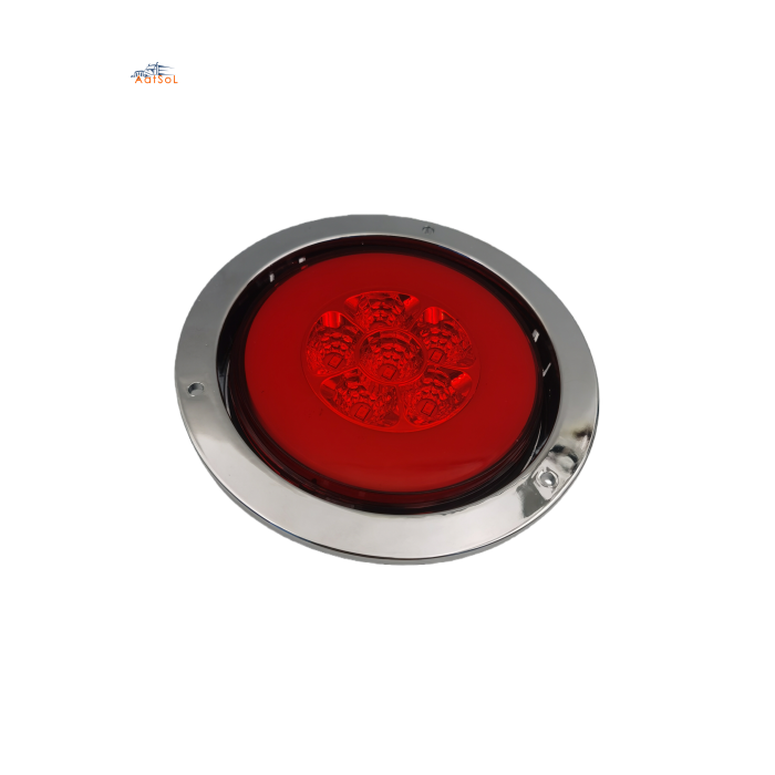 AAT-RL3003H Fabricantes suministran luces traseras para camiones, luces LED elípticas de 12 V-24 V, luces traseras y laterales con flechas fluidas.